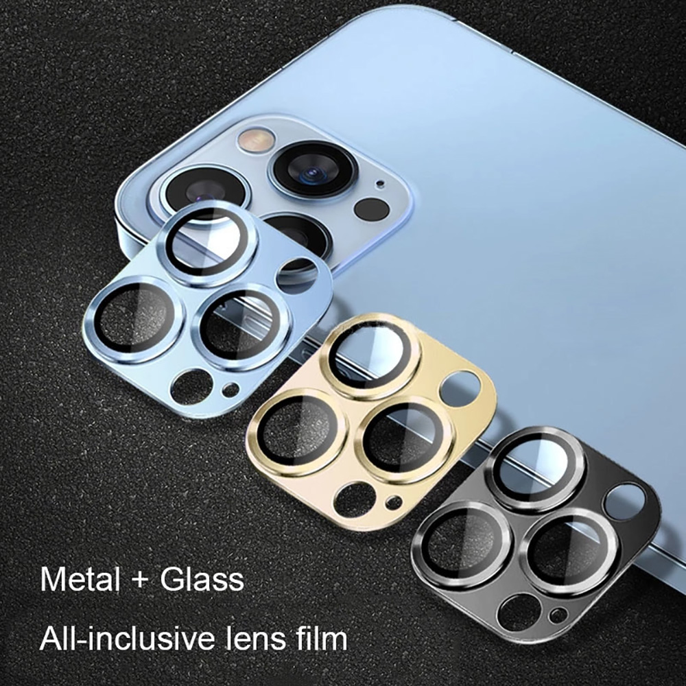 Tempered Glass Screen 9H - 5PCS 9H Tempered Glass Metal Camera