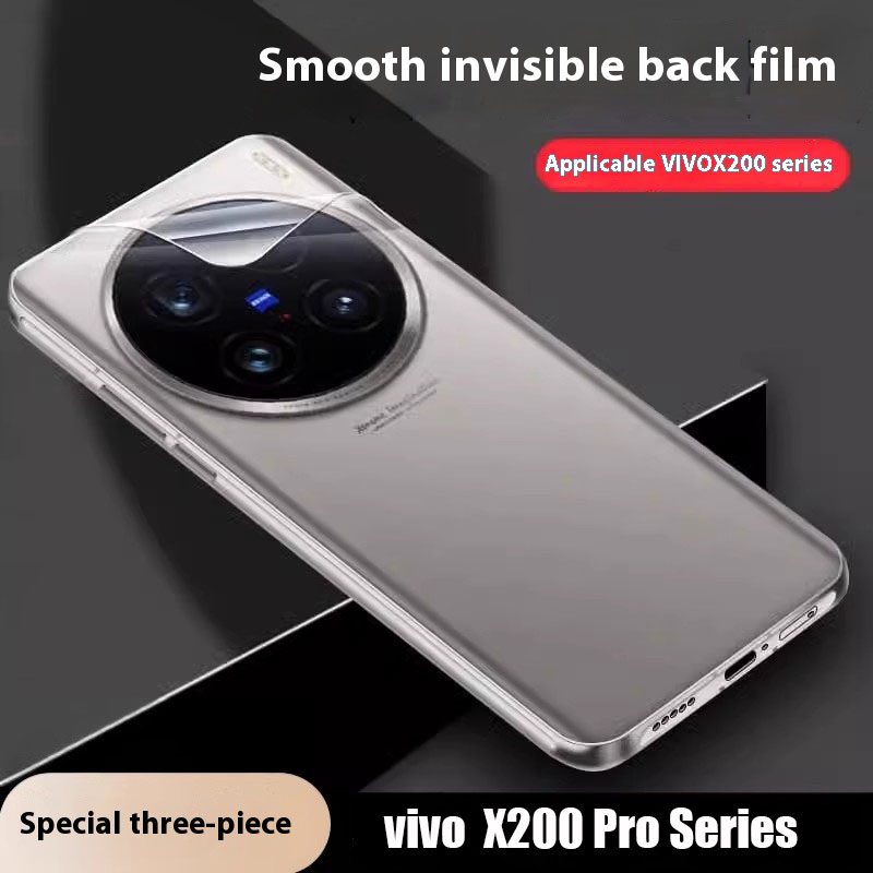 3 Pieces Back Full Cover Matte - Vivo X200 review and price