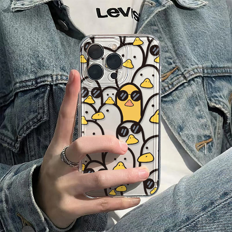 Cute Cartoon Duck Case Girls F - Apple Iphone 16 review and price