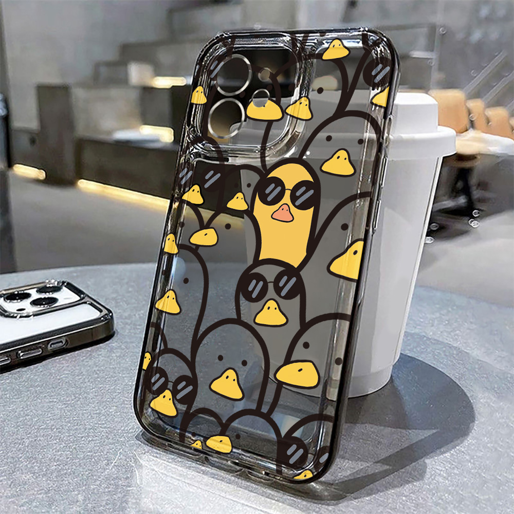 Cute Cartoon Duck Case Girls F - Apple Iphone 16 review and price