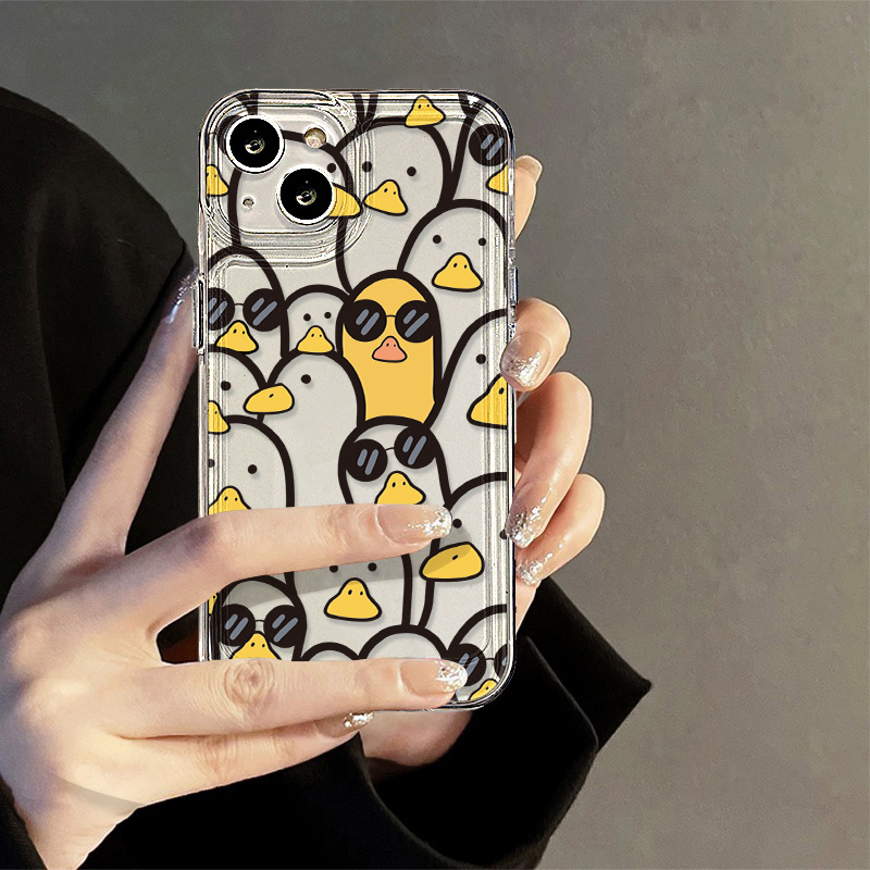 Cute Cartoon Duck Case Girls F - Apple Iphone 16 review and price