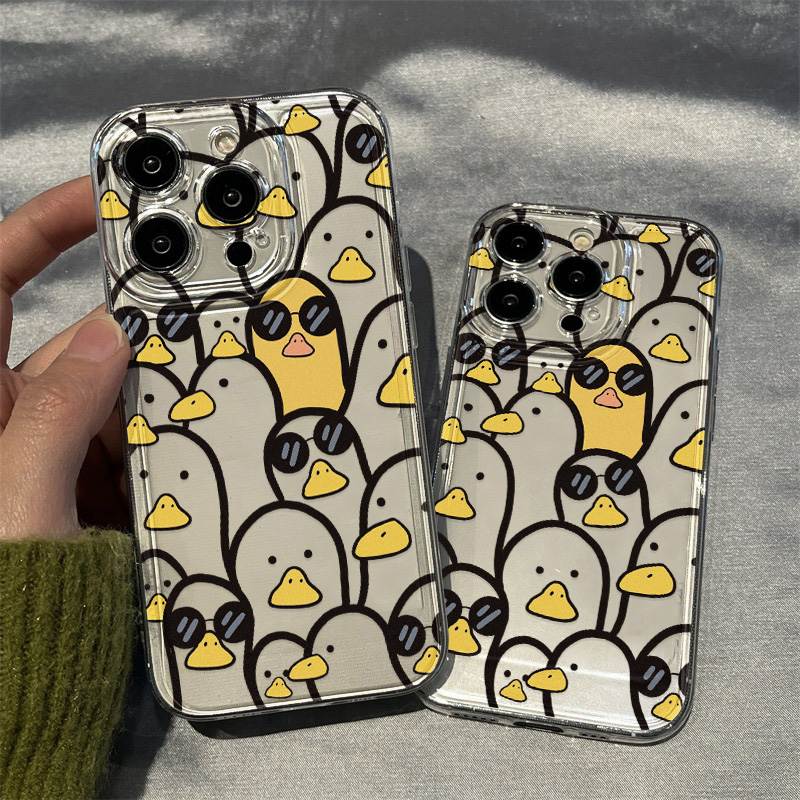 Cute Cartoon Duck Case Girls F - Apple Iphone 16 review and price