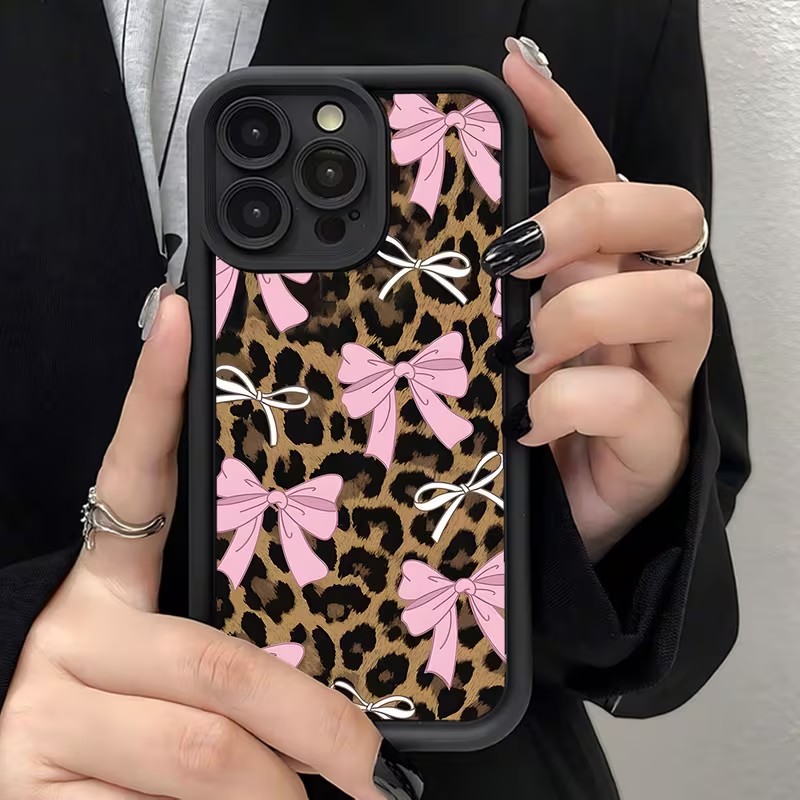 Leopard Print Bow Phone Case F - Apple Iphone 16 review and price
