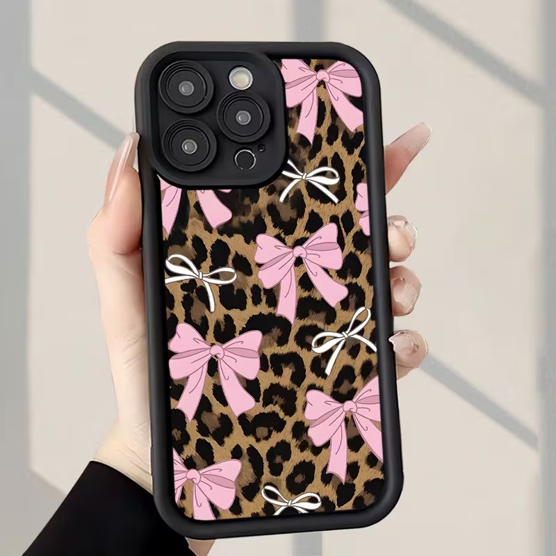 Leopard Print Bow Phone Case F - Apple Iphone 16 review and price